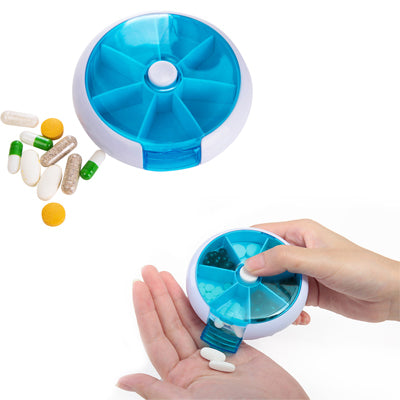 Rounded Plastic Pill Box | AbrandZ Corporate Gifts