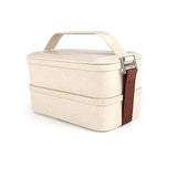 Husk Fiber 2 Tier Lunch Box | AbrandZ Corporate Gifts