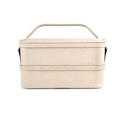 Husk Fiber 2 Tier Lunch Box Executive Corporate Gifts Singapore