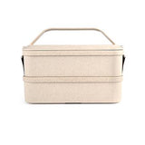 Husk Fiber 2 Tier Lunch Box | AbrandZ Corporate Gifts