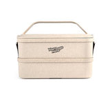 Husk Fiber 2 Tier Lunch Box | AbrandZ Corporate Gifts