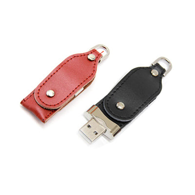 Clasp Leather USB Drive Executive Corporate Gifts Singapore