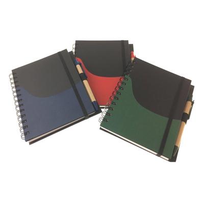 Eco Friendly Notebook with Elastic Band and Pen Executive Corporate Gifts Singapore