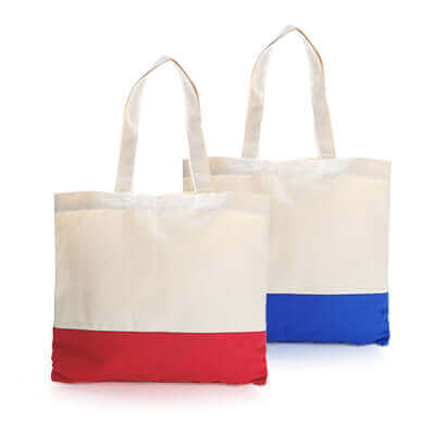 Two Tone Canvas Tote Bag Executive Corporate Gifts Singapore