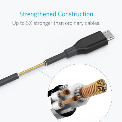 Anker PowerLine Micro USB Durable Charging Cable (4 inches) Executive Gifts Singapore