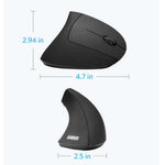 Anker 2.4G Wireless Vertical Ergonomic Optical Mouse | AbrandZ Corporate Gifts