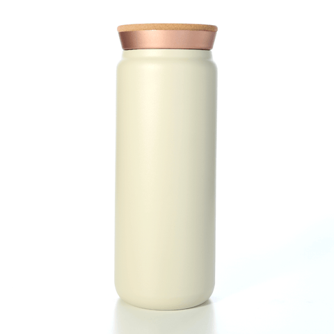 540ml Recycled Stainless Steel Vacuum Tumbler With Cork Lid