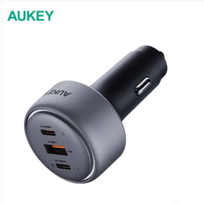 Aukey CC-P3 Pathfinder Mix 3 100W Fast Charging Car Charger Corporate Gift Singapore