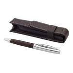 Balmain Leather Wrapped Ball Pen Set | AbrandZ Corporate Gifts