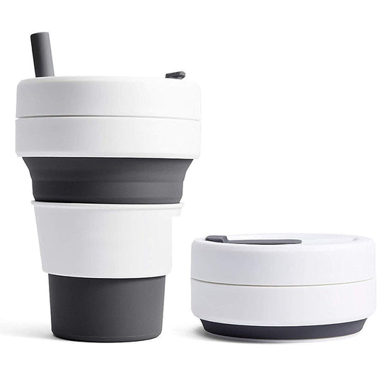 Eco-friendly Collapsible Cup with Straw Executive Corporate Gifts Singapore