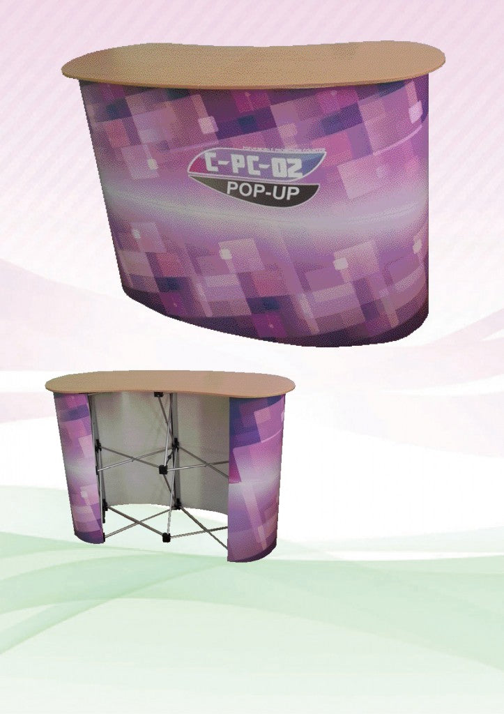 Pop Up Curve Event Counter Executive Corporate Gifts Singapore