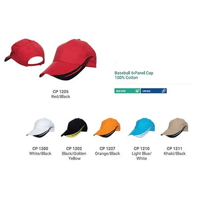 Stripes 6 Panel Baseball Cap Executive Gifts Singapore