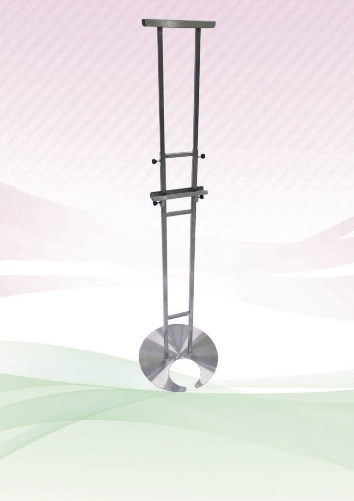 Adjustable Poster Stainless Steel Frame Stand with Round Base Executive Corporate Gifts Singapore