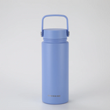 Crossing Urban Ceramic S/S Insulated Flat Cap Bottle With Handle 600ml in blue color, perfect for daily hydration.