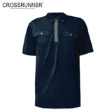 Crossrunner 2600 Double Flap Patch Pocket Polo T-Shirt | AbrandZ Corporate Gifts