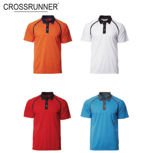 Crossrunner 2200 Contrast Shoulder Piping Polo T-Shirt Executive Corporate Gifts Singapore