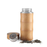 450ml Bamboo Glass Thermal Bottle | AbrandZ Corporate Gifts