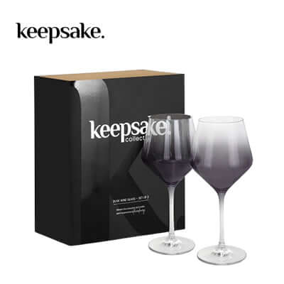 Keepsake Dusk Wine Glass Set of 2 Corporate Gift Singapore