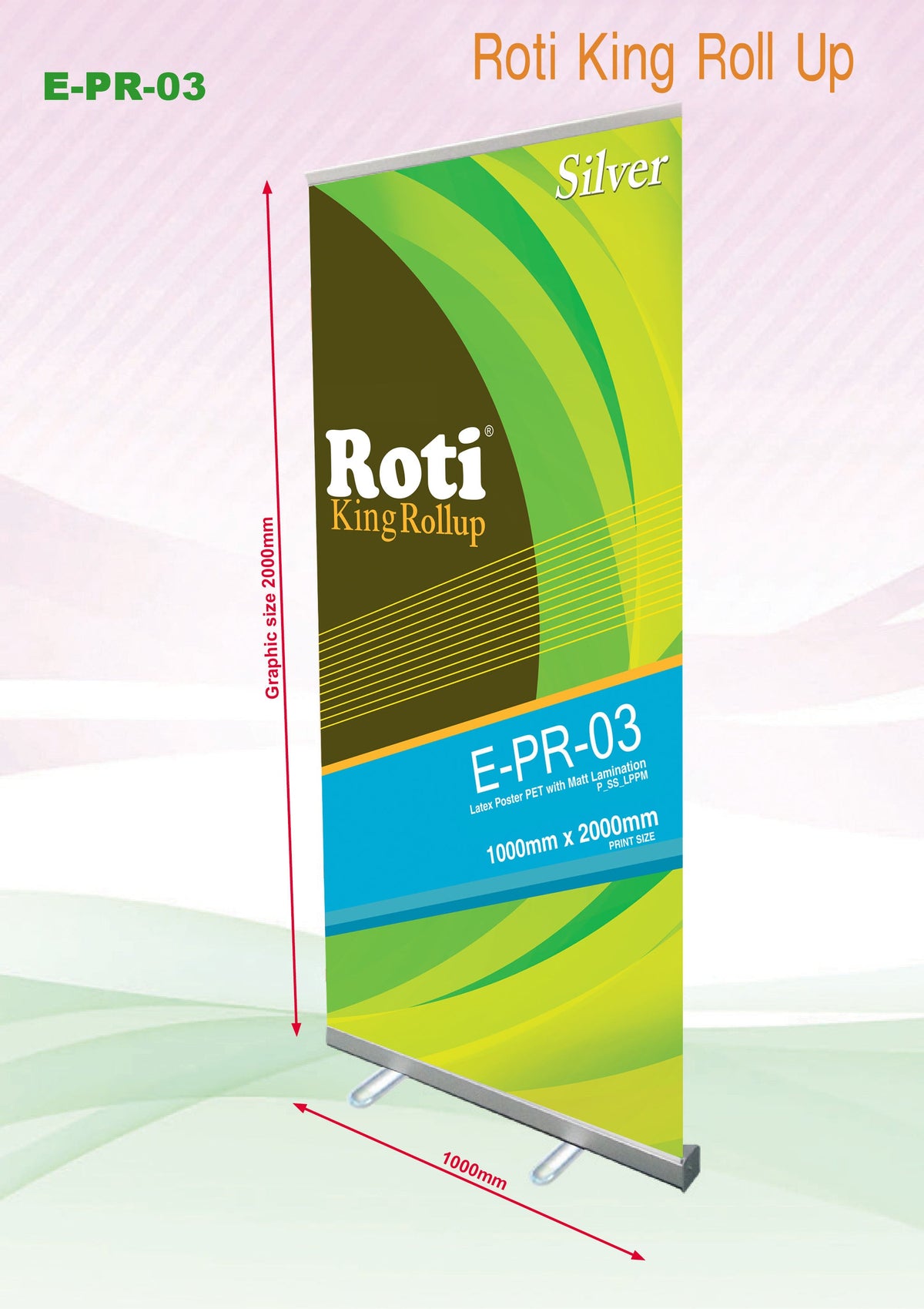 Roll Up Banner (Silver Stand) Executive Corporate Gifts Singapore