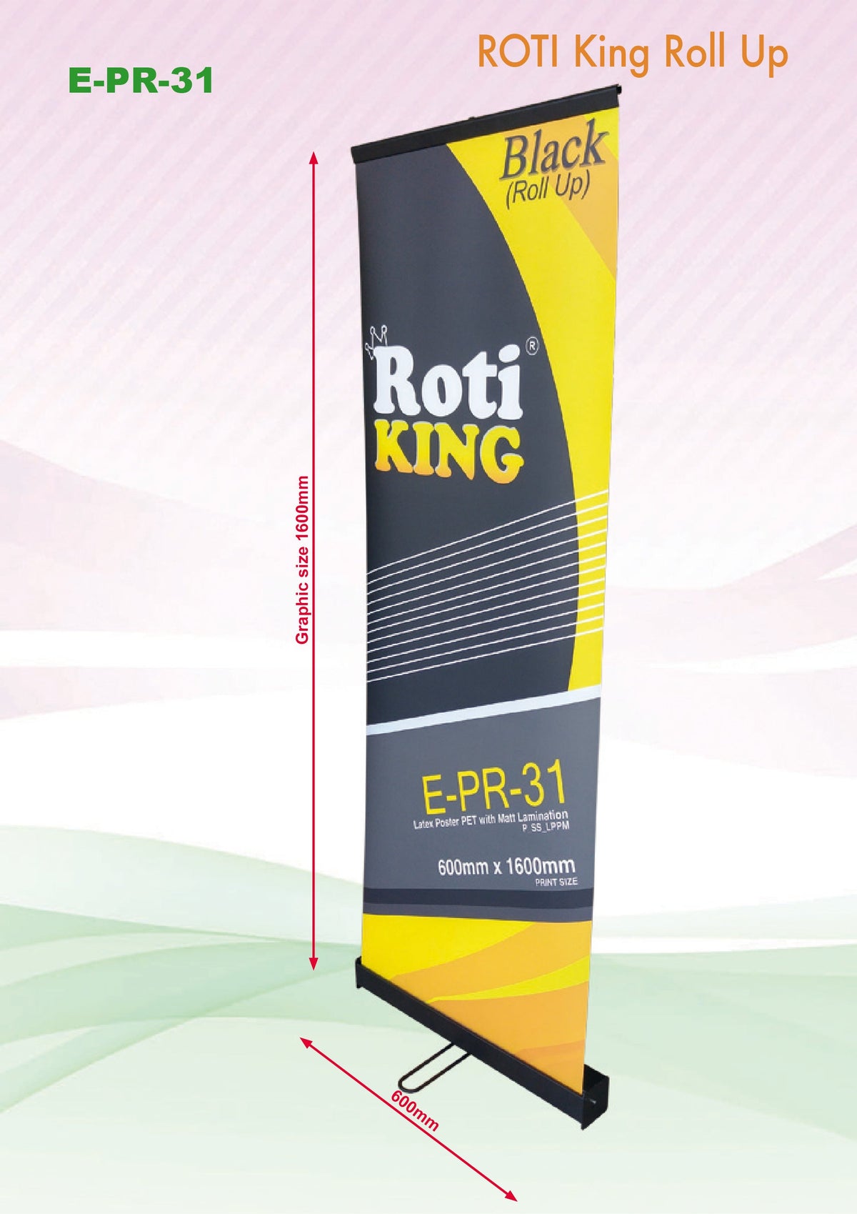 Roll Up Banner (Black Stand) Executive Corporate Gifts Singapore