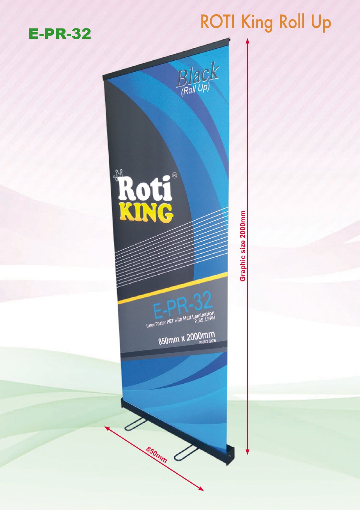 Roll Up Banner (Black Stand) Executive Corporate Gifts Singapore