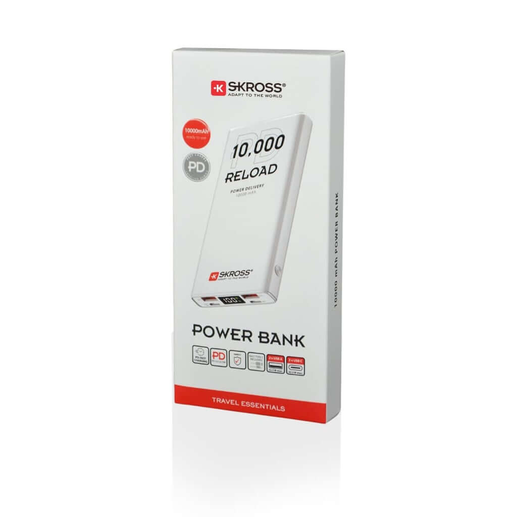 SKROSS PD10 RELOAD 10000mAh Fast Charge Powerbank Executive Corporate Gifts Singapore