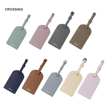 Crossing Milano Leather Luggage Tag Executive Corporate Gifts Singapore
