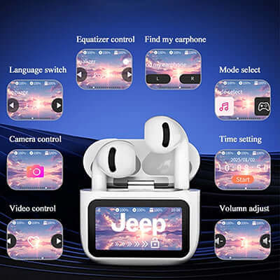 Jeep EW118 TWS Touch Control Sport Gaming Headphones Corporate Gifts Singapore