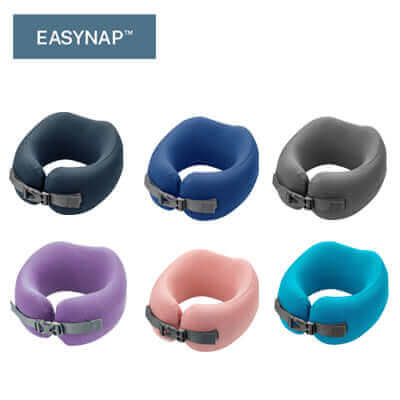 Easynap Foldable Pocket Travel Neck Pillow With Pouch Medium Corporate Gift Singapore