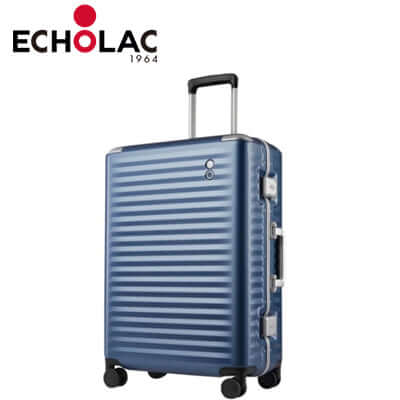 Echolac Celestra Aluminium Frame 24" Medium Luggage with Silent Spinner Wheels Corporate Gift Singapore