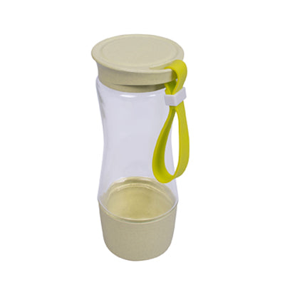 Eco Friendly Wheat Straw Clear Glass Bottle Executive Corporate Gifts Singapore