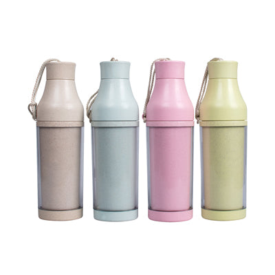 Eco Friendly Wheat Straw Double Wall Bottle Executive Corporate Gifts Singapore
