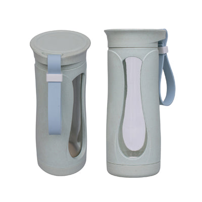 Eco Friendly Wheat Straw Glass Bottle Executive Corporate Gifts Singapore