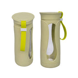 Eco Friendly Wheat Straw Glass Bottle | AbrandZ Corporate Gifts