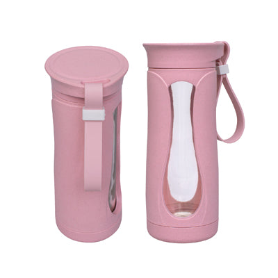 Eco Friendly Wheat Straw Glass Bottle Executive Corporate Gifts Singapore