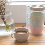 Eco Friendly Wheat Straw Jug with Coffee | AbrandZ Corporate Gifts