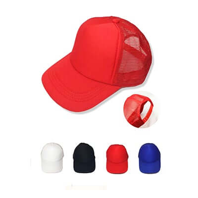 5-panel Mesh Knit Baseball Cap with plastic strap Executive Gifts Singapore