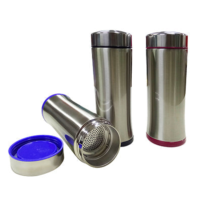 Travel Size Stainless Steel Tumbler with filter | AbrandZ.com