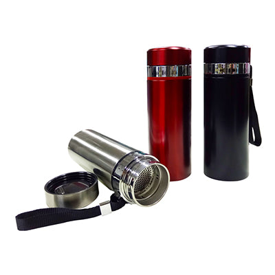 Stainless Steel Tumbler with Filter and Hand Strap Executive Corporate Gifts Singapore