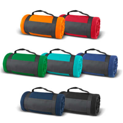 Glasgow Fleece Blanket with Strap Corporate Gift Singapore