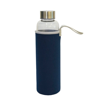 Glass Bottle with Pouch | AbrandZ Corporate Gifts