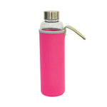 Glass Bottle with Pouch | AbrandZ Corporate Gifts