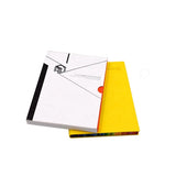 Hard Cover Leather Notebook with Rainbow Edge | AbrandZ Corporate Gifts