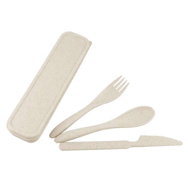 Wheat Straw Cutlery Set with Knife Executive Gifts Singapore