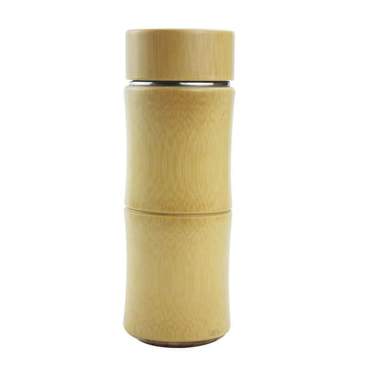 Eco Friendly 450ml Eco-Friendly Bamboo Stainless Steel Flask Executive Corporate Gifts Singapore