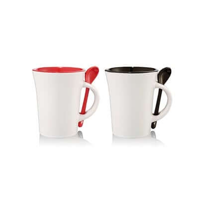 10oz Ceramic Mug with Spoon Executive Corporate Gifts Singapore