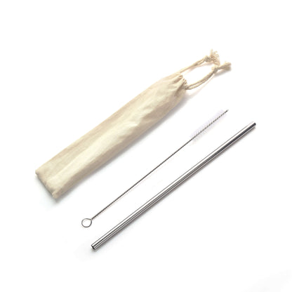 Eco Friendly Straight Stainless Steel Straw Executive Corporate Gifts Singapore