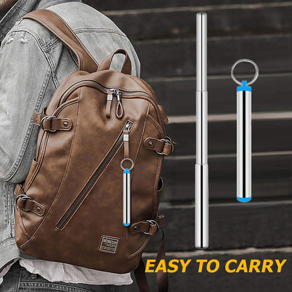 Portable Stainless Steel Eco Friendly Telescopic Traveling Drinking Straw Executive Corporate Gifts Singapore