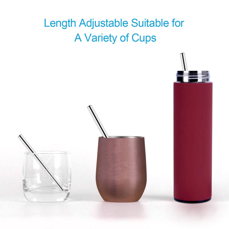 Portable Stainless Steel Eco Friendly Telescopic Traveling Drinking Straw Executive Corporate Gifts Singapore