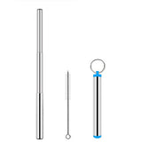 Portable Stainless Steel Eco Friendly Telescopic Traveling Drinking Straw | AbrandZ Corporate Gifts